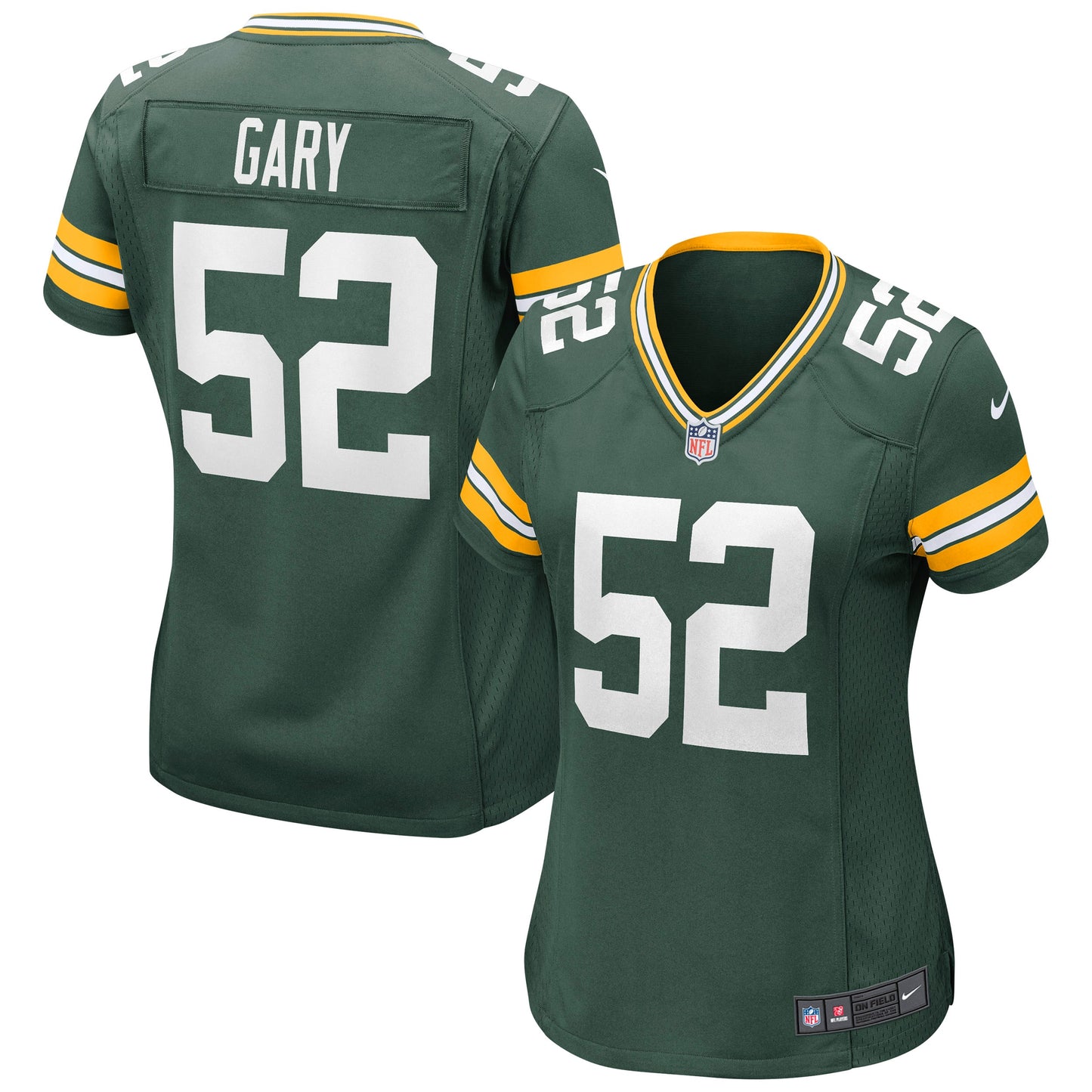 Rashan Gary Green Bay Packers Nike Women's Game Jersey - Green