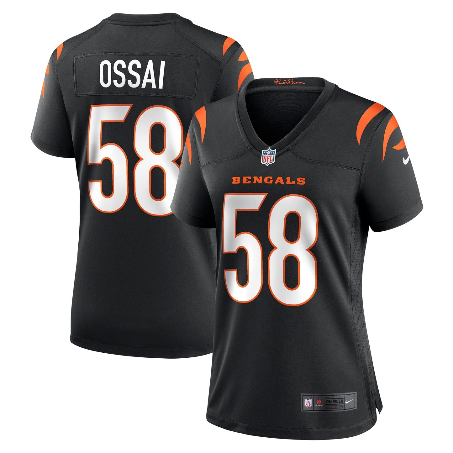 Women's Nike Joseph Ossai Black Cincinnati Bengals Game Jersey