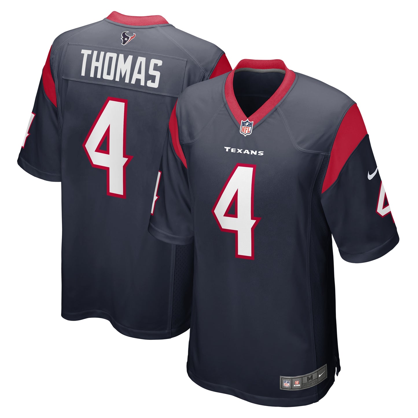 Tavierre Thomas Houston Texans Nike Team Game Jersey -  Navy