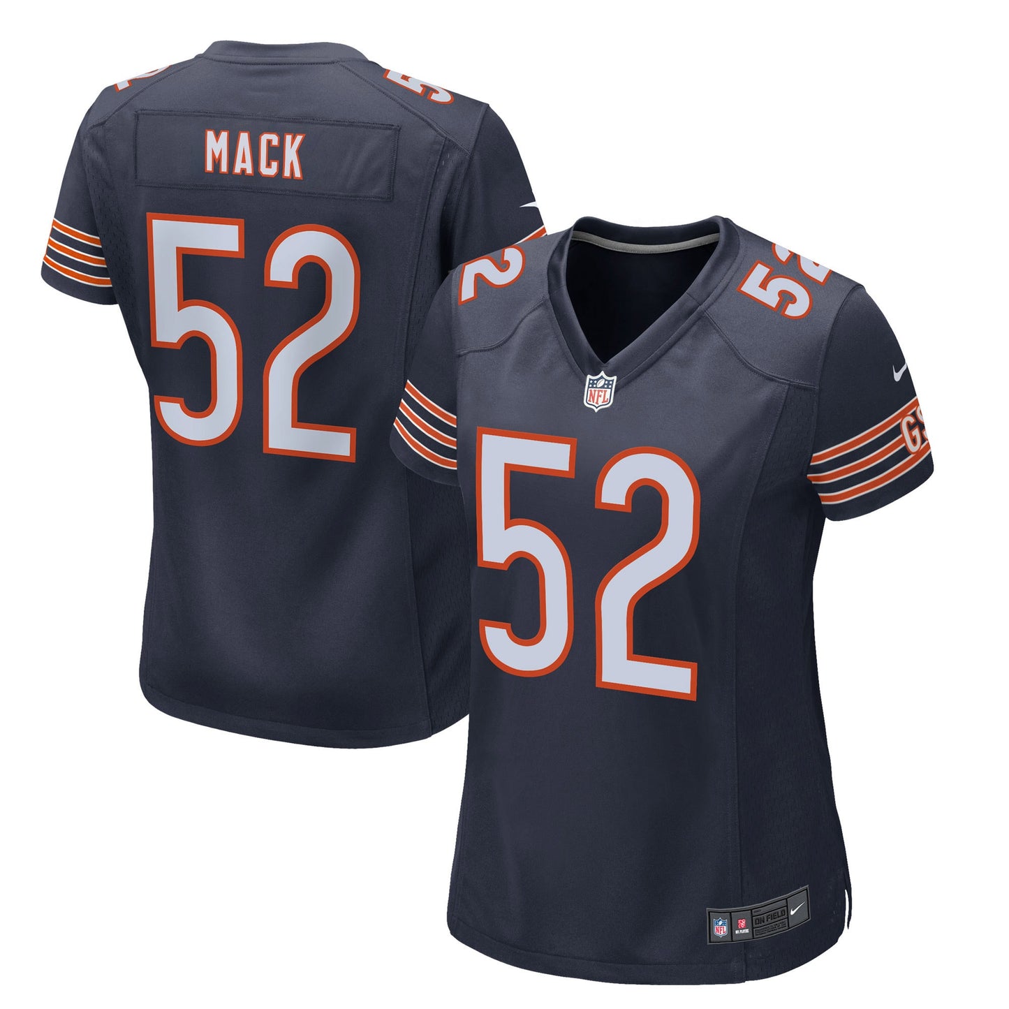 Khalil Mack Chicago Bears Nike Women's Game Player Jersey - Navy