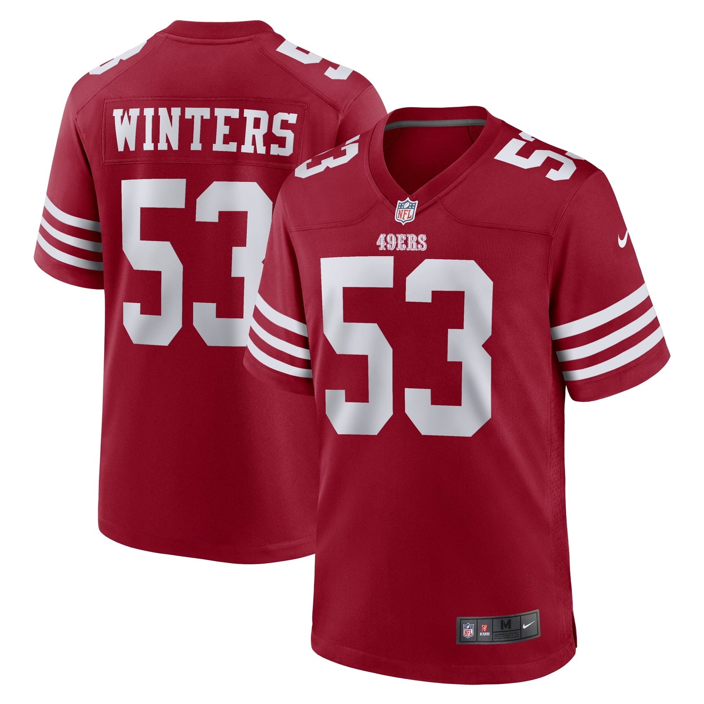 Men's Nike Dee Winters Scarlet San Francisco 49ers Team Game Jersey