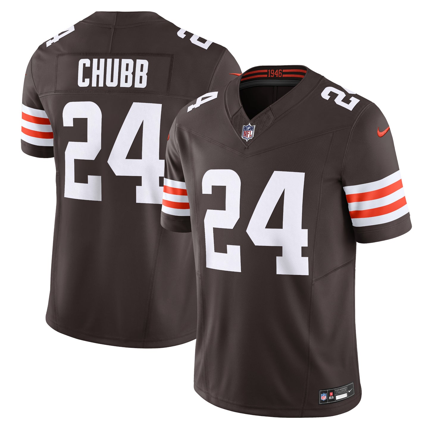 Nick Chubb Cleveland Browns Nike Vapor F.U.S.E. Limited Jersey - Brown