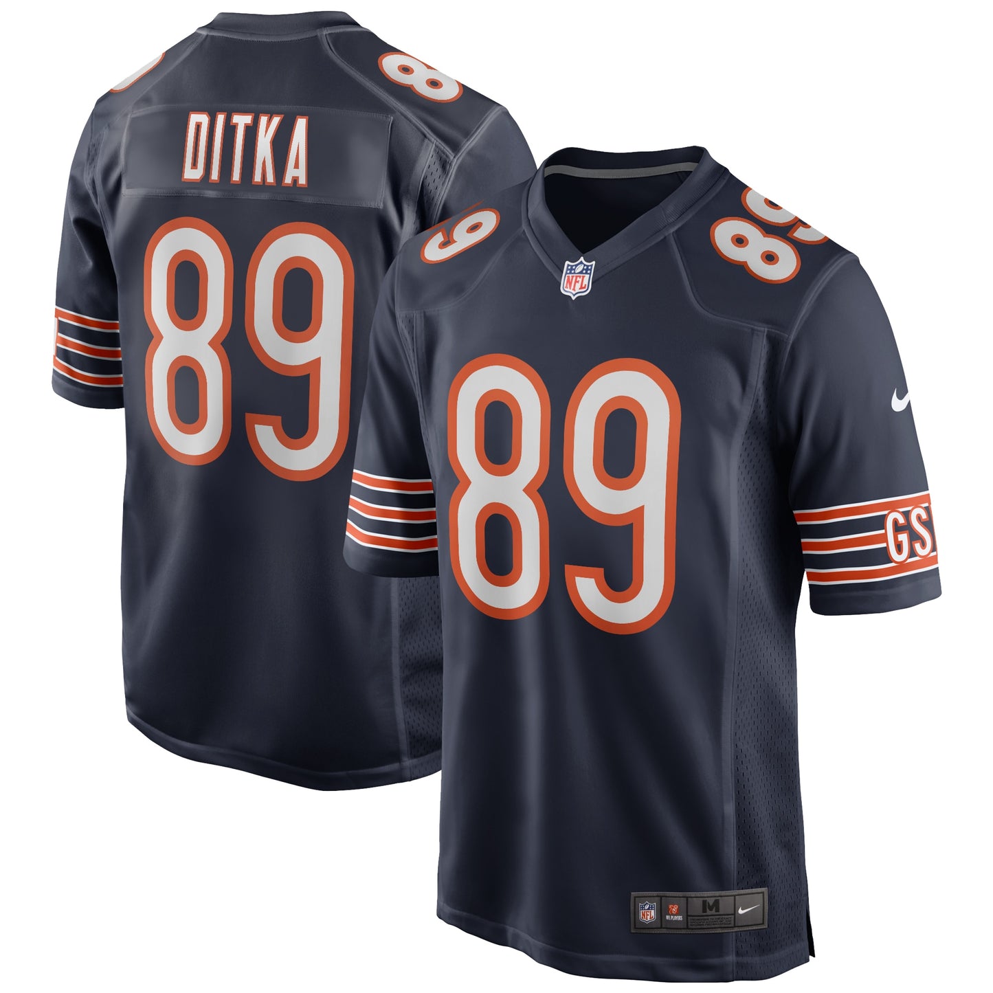 Mike Ditka Chicago Bears Nike Game Retired Player Jersey - Navy