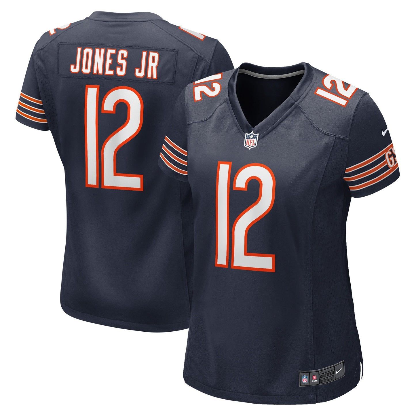 Velus Jones Jr. Chicago Bears Nike Women's Game Player Jersey - Navy