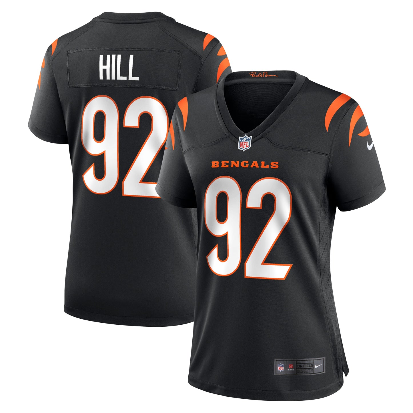 B.J. Hill Cincinnati Bengals Nike Women's Game Jersey - Black