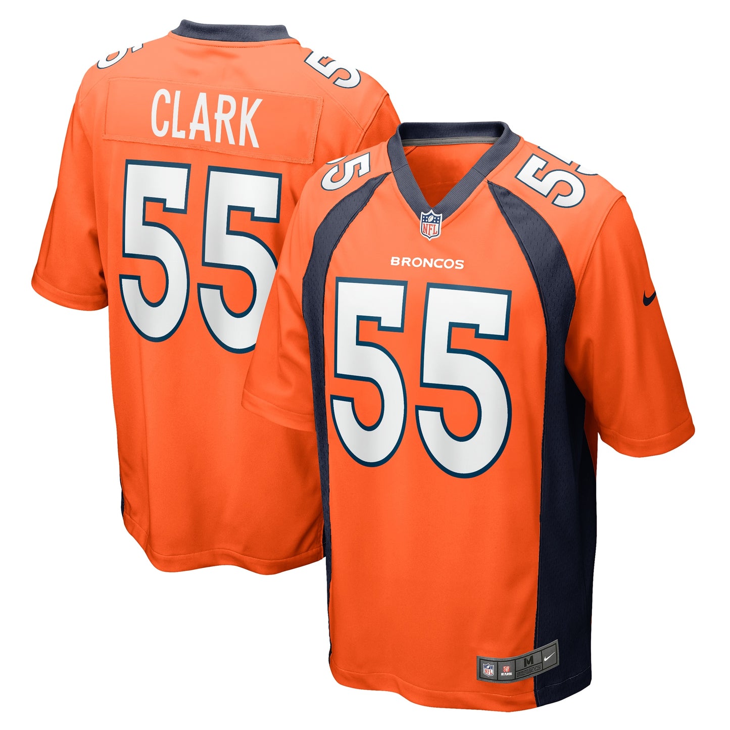 Frank Clark Denver Broncos Nike Team Game Jersey -  Orange