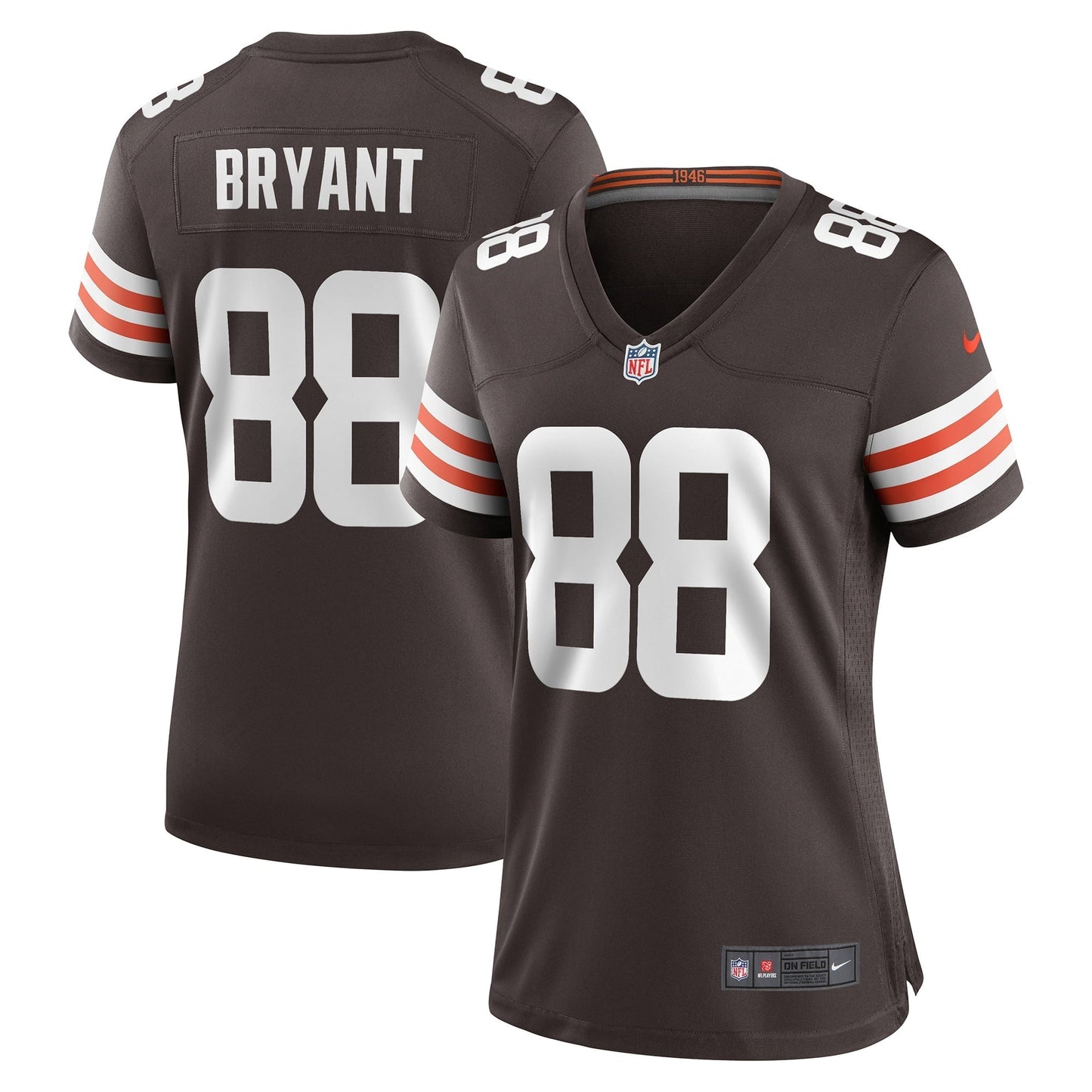 Women's Nike Harrison Bryant Brown Cleveland Browns Game Jersey