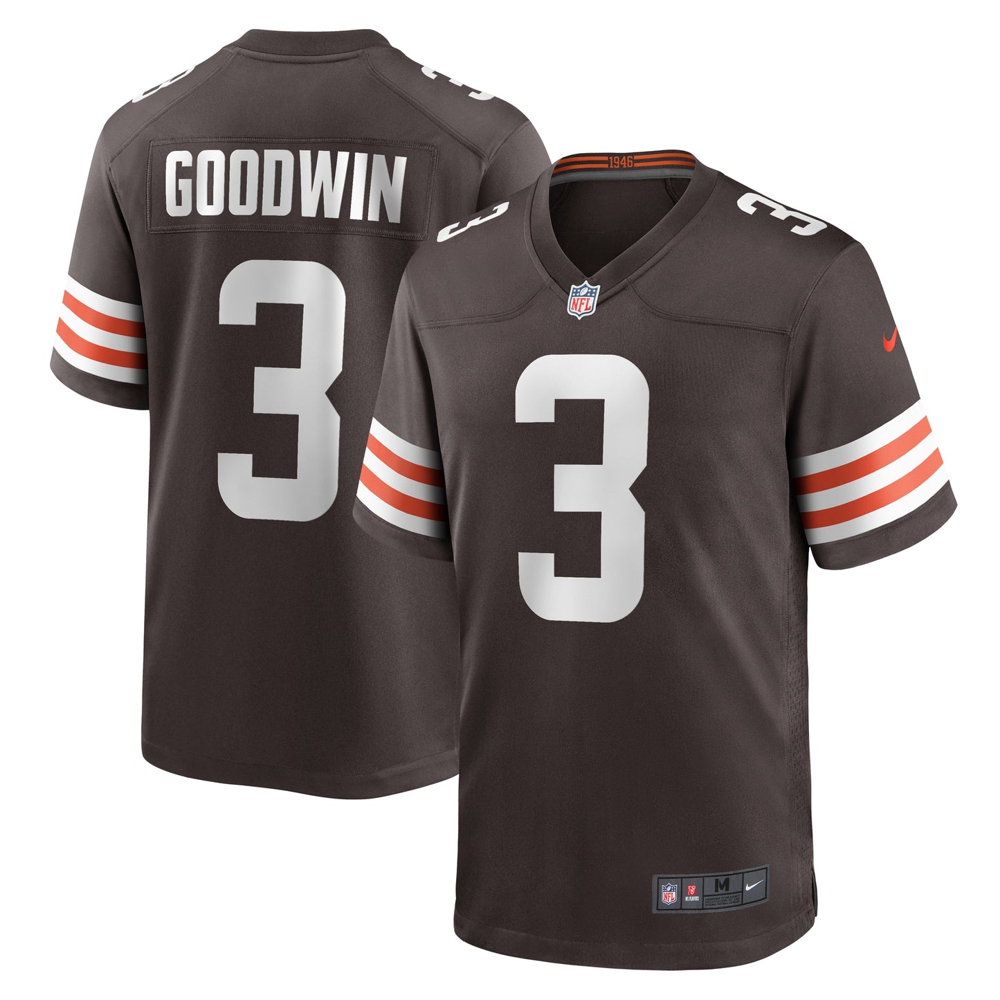 Marquise Goodwin Cleveland Browns Nike Team Game Jersey -  Brown