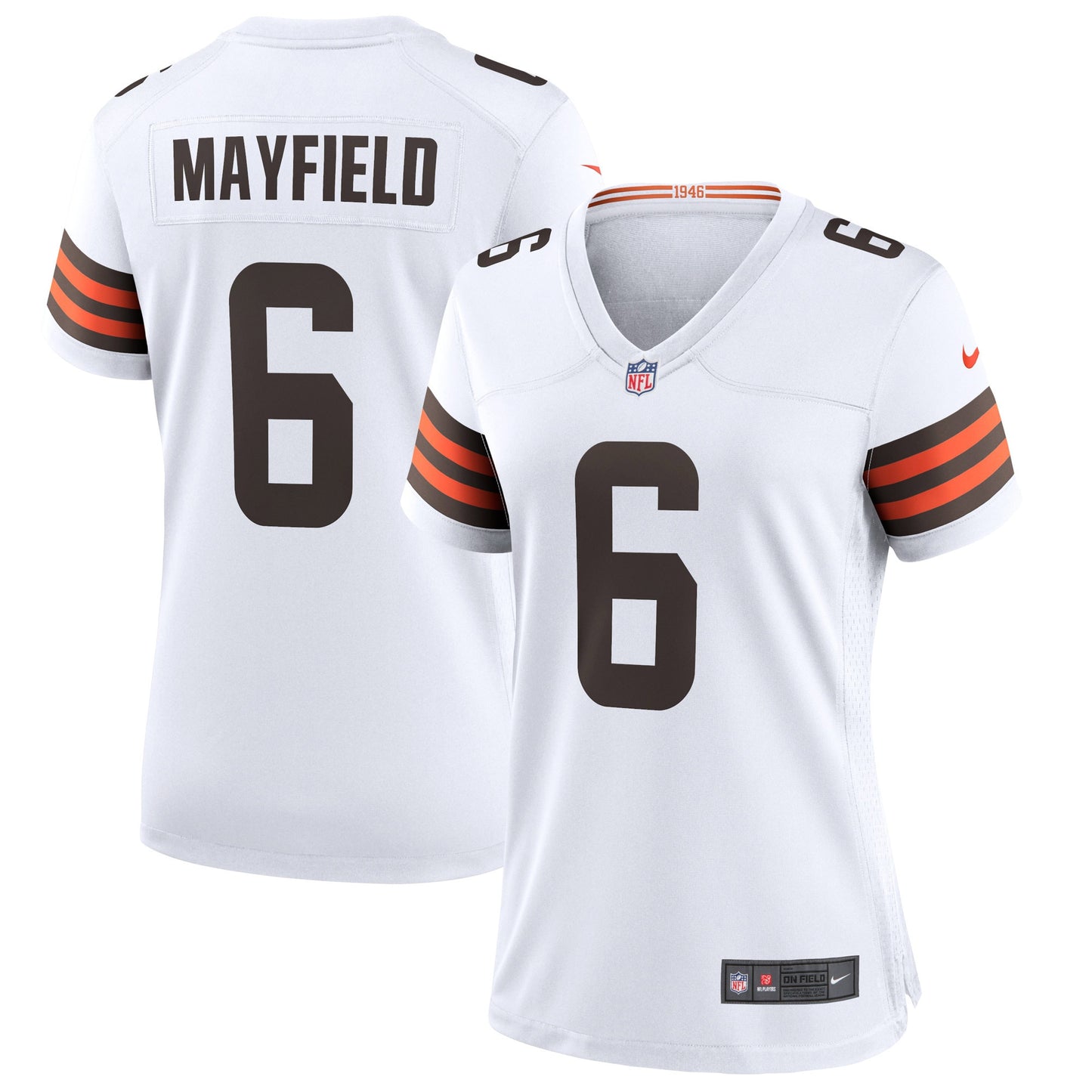 Baker Mayfield Cleveland Browns Nike Women's Game Jersey - White