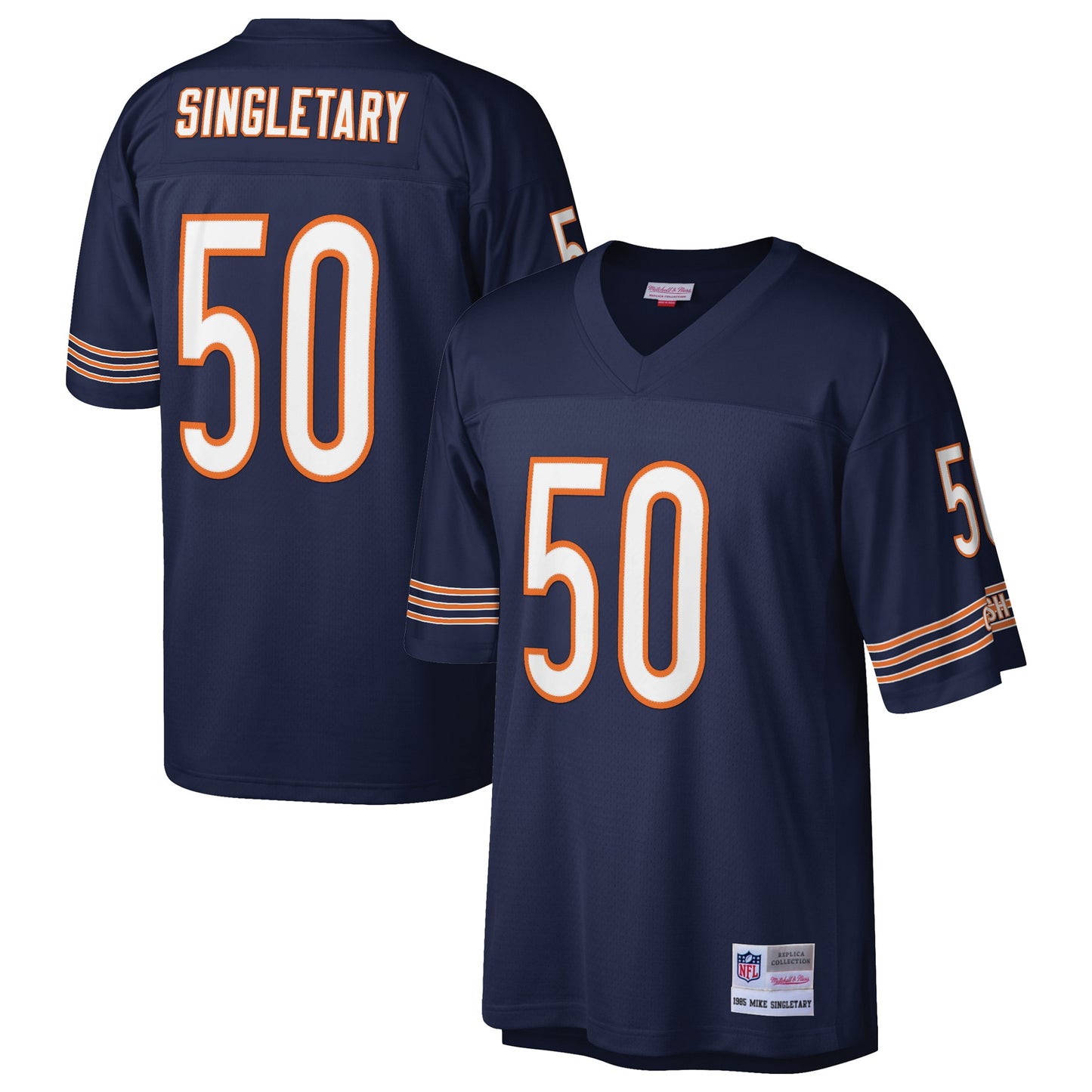 Mike Singletary Chicago Bears Mitchell & Ness Retired Player Legacy Replica Jersey - Navy