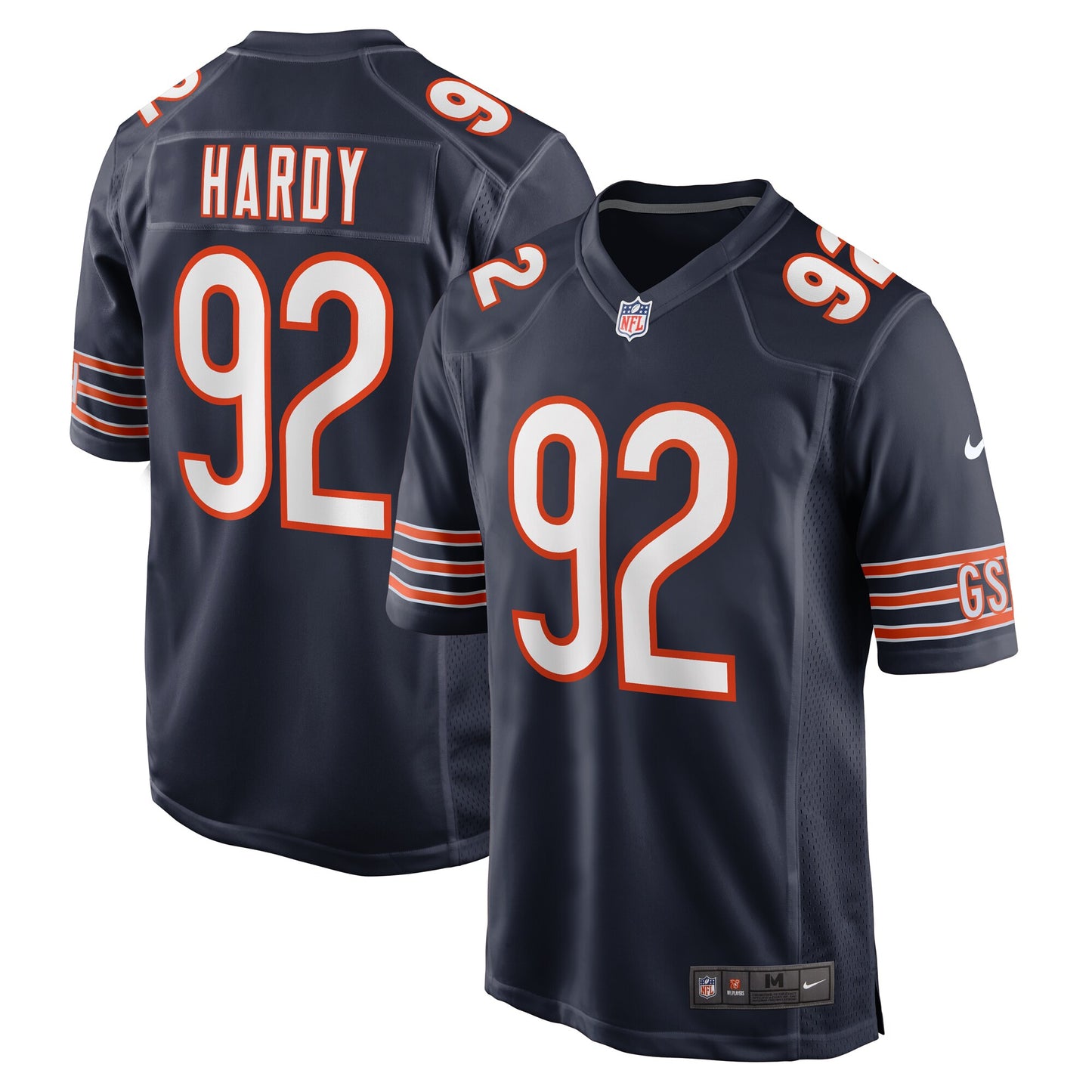 Daniel Hardy Chicago Bears Nike Team Game Jersey -  Navy