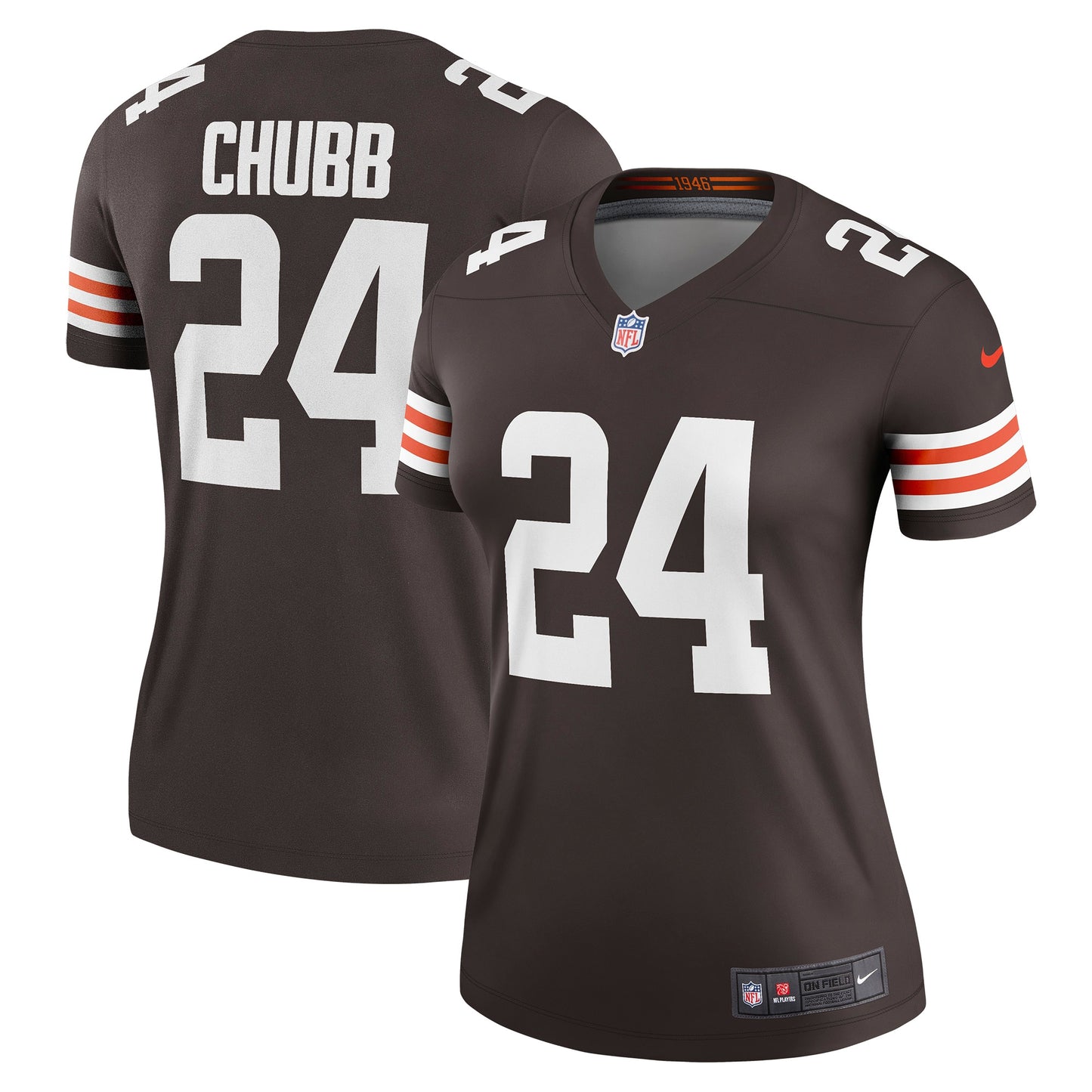 Nick Chubb Cleveland Browns Nike Women's Legend Jersey - Brown