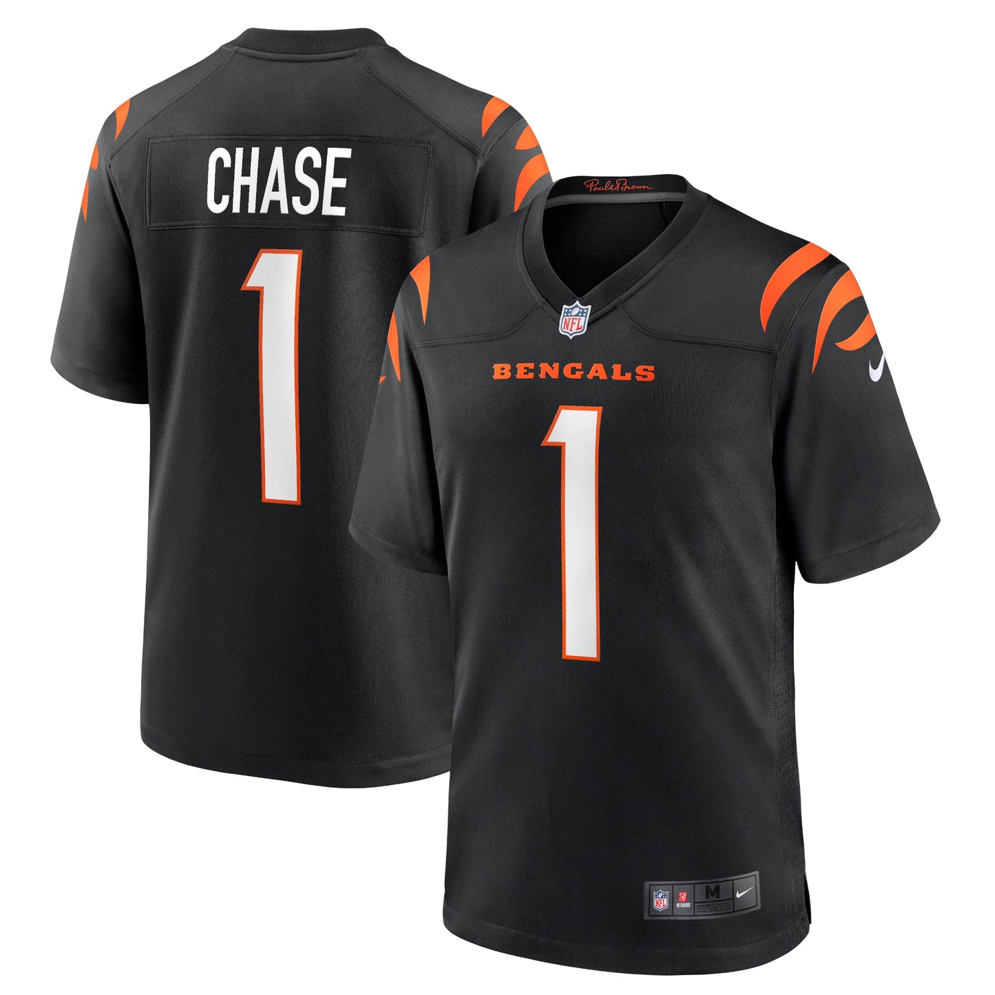 Ja'Marr Chase Cincinnati Bengals Nike 2021 NFL Draft First Round Pick Game Jersey - Black